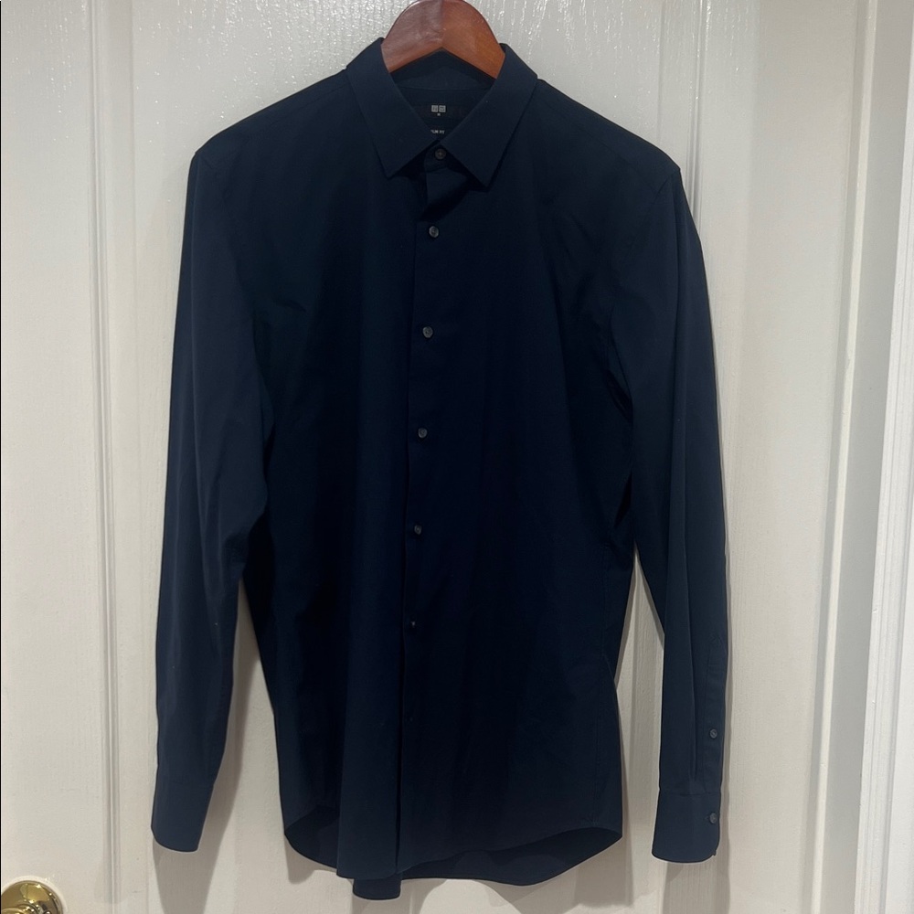 Men's Navy Dress Shirt